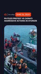 Philippines files protest vs China over ‘aggressive’ acts in Ayungin resupply