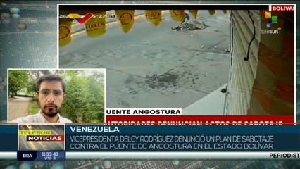 ¡Buscaban derrumbarlo! Intento de sabotaje al puente de Angostura