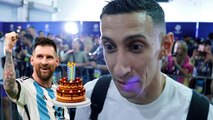 Di María y su curioso momento al hablar del regalo para Messi en su cumpleaños