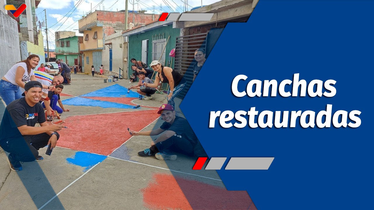 Deportes VTV | Gobierno fortalece el embellecimiento de canchas y entrega de recursos deportivos