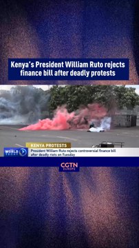 Kenya’s President William Ruto rejects finance bill after deadly protests