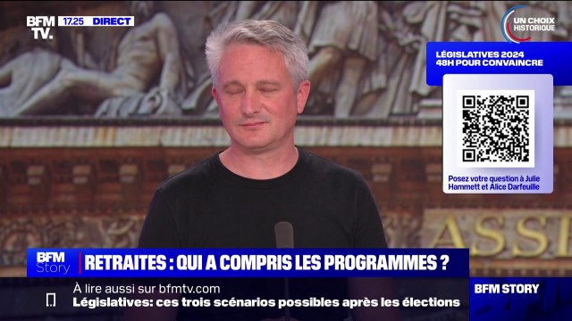 Retraites: Avec monsieur Bardella, [l'âge légal de départ] c'est 66 ans , affirme Thomas Vacheron, membre de la direction confédérale de la CGT