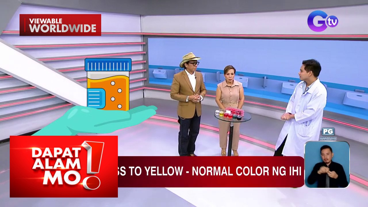 Iba’t ibang kahulugan ng kulay ng ating ihi, alamin | Dapat Alam Mo!