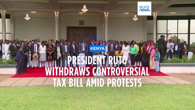 Kenya's president Ruto withdraws finance bill after deadly protests