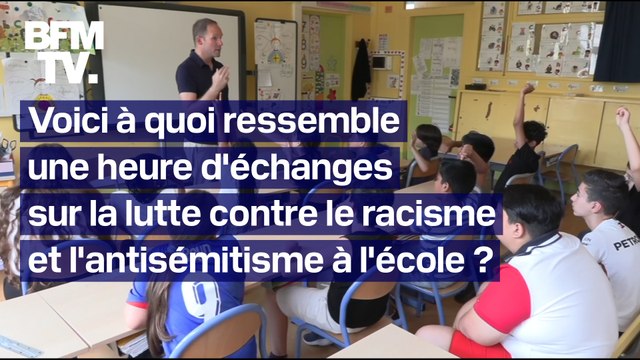 On a assisté à une heure d'échanges sur la lutte contre le racisme et l'antisémitisme à l'école