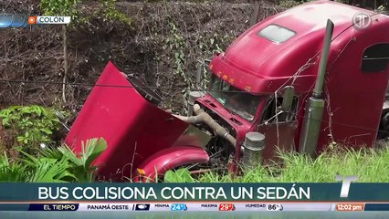 Seis personas heridas tras accidente de tránsito en vía Boyd Roosevelt