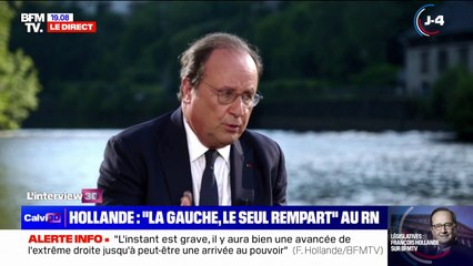 Nouveau Front populaire: "Laisser penser que c'est LFI qui est dominante dans cette alliance, c'est une erreur", affirme François Hollande