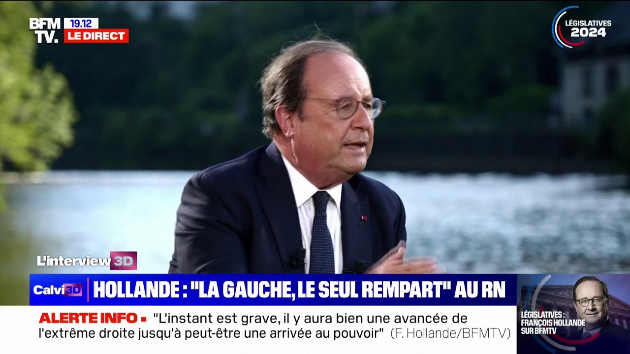 François Hollande sur Jean-Luc Mélenchon: "Il peut dire ce qu'il veut, mais pour être Premier ministre, il faut que le président vous nomme et que le nom proposé convienne à une majorité de l'Assemblée nationale"