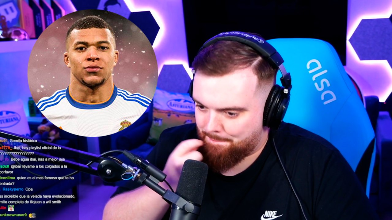 Ibai Llanos da a entender que estará en la presentación de Mbappé con Real Madrid en el Santiago Bernabéu