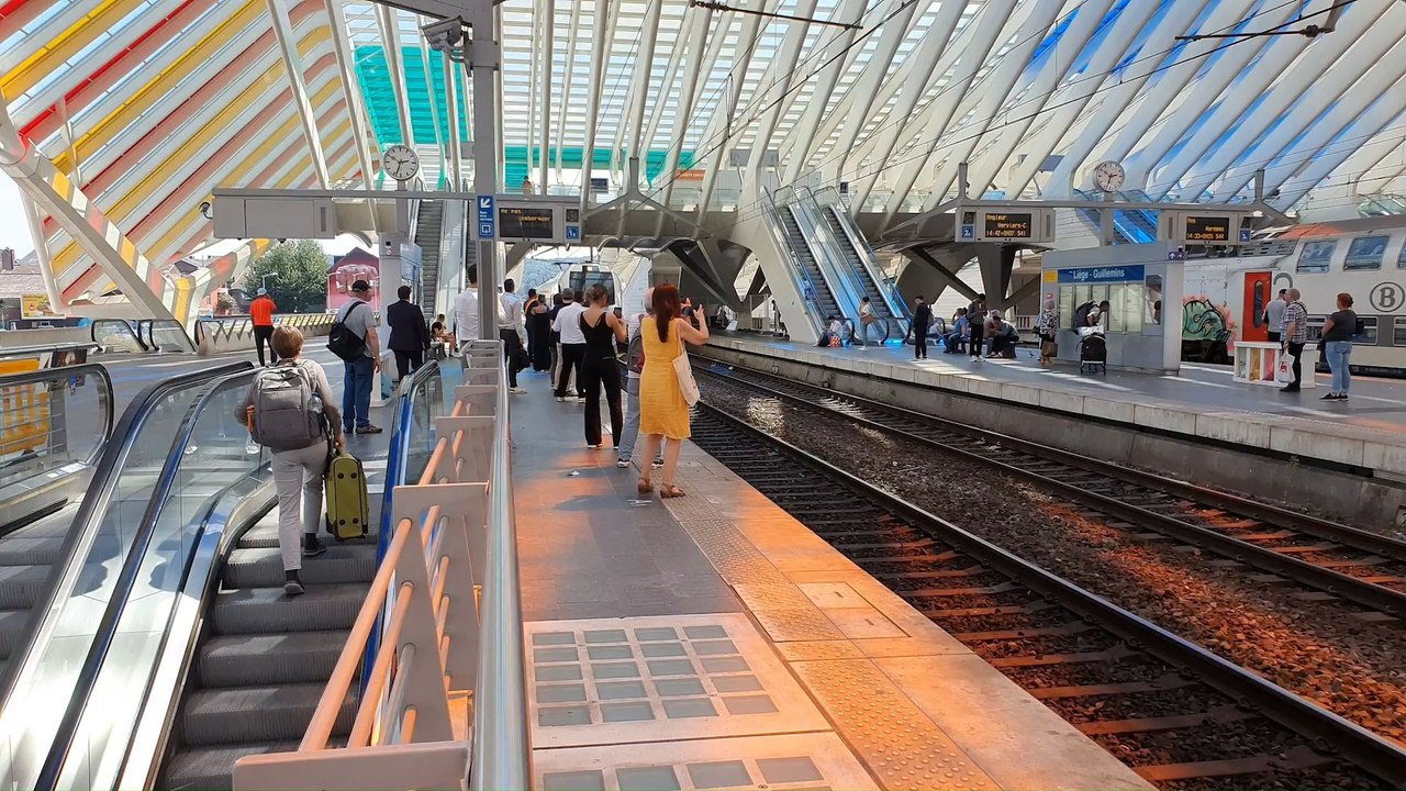 Le premier "train des trois pays" s'est arrêté à Liège-Guillemins