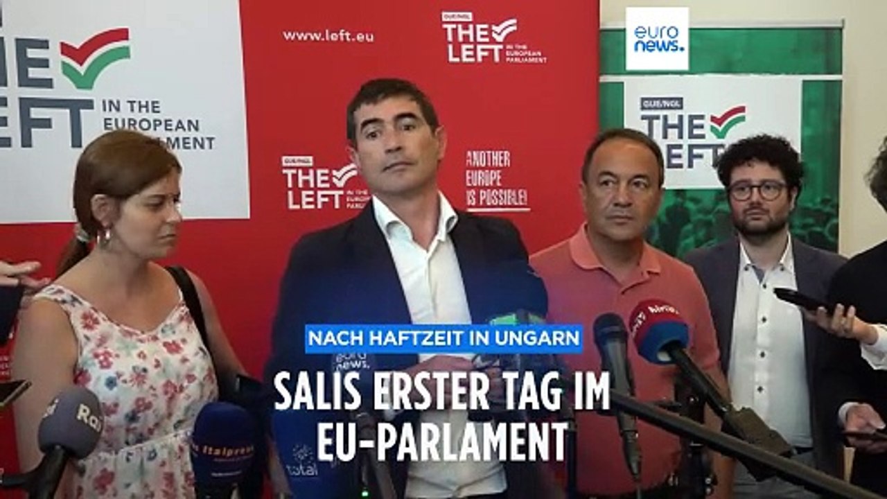 Nach Haftzeit in Ungarn: Ilaria Salis erster Tag im EU-Parlament