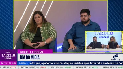 Tarde + Liberal: Bate papo em comemoração ao Dia do Mídia