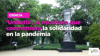 ‘Unitatis’, la escultura que conmemora la solidaridad en la pandemia
