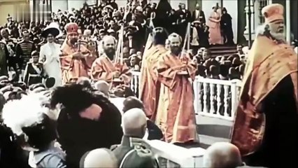 Царь Николай II (Романов, Кровавый). Уникальная цветная кинохроника