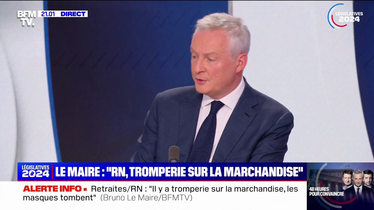 Bruno Le Maire: "Le Front populaire n'est ni un front, ni populaire"