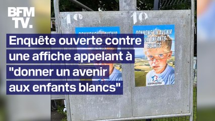 Video herunterladen: “Donnons un avenir aux enfants blancs”: une enquête ouverte contre une affiche d’un groupuscule d’extrême droite pour les législatives en Meurthe-et-Moselle