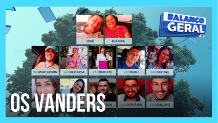 Mãe tem 10 filhos e todos compartilham do nome parecido ‘Vander’