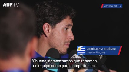 Giménez apunta alto: "Competimos bien, generamos con la pelota y somos intensos"