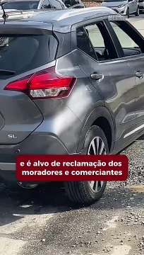 Acesso à Praia Brava por Itajaí está repleta de buracos