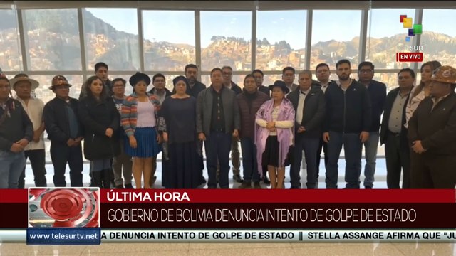 Pdte. de Bolivia rechaza intento de golpe de Estado