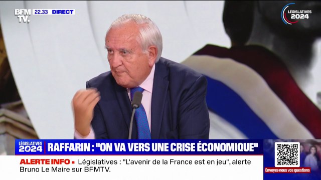 Législatives: Je ne participerai pas à l'accession au pouvoir ni du RN, ni de LFI , assure Jean-Pierre Raffarin, ancien Premier ministre