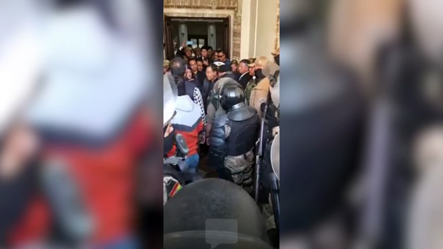 Luis Arce, cara a cara con Juan José Zuñiga