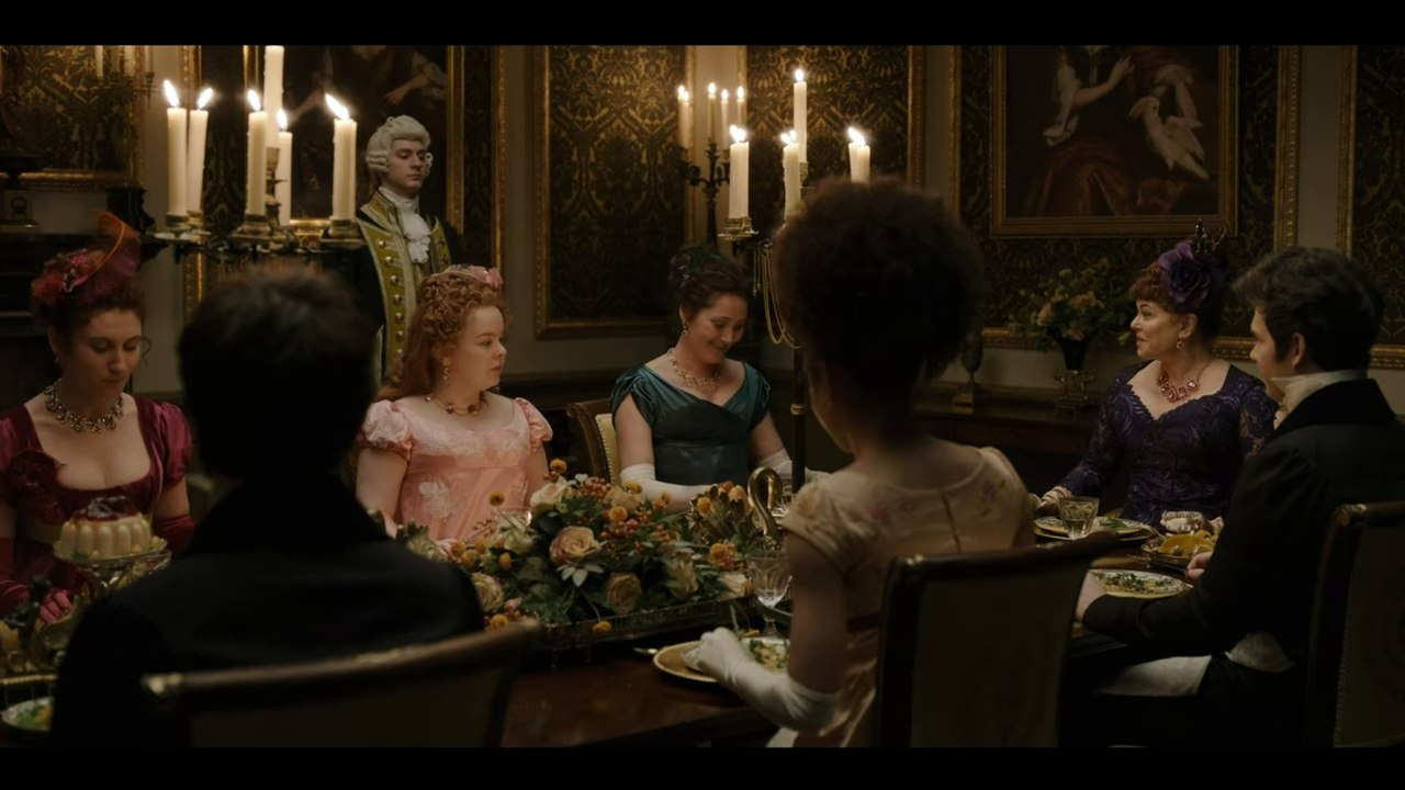 Bridgerton S1E6- Bridgerton/Featherington Dinner