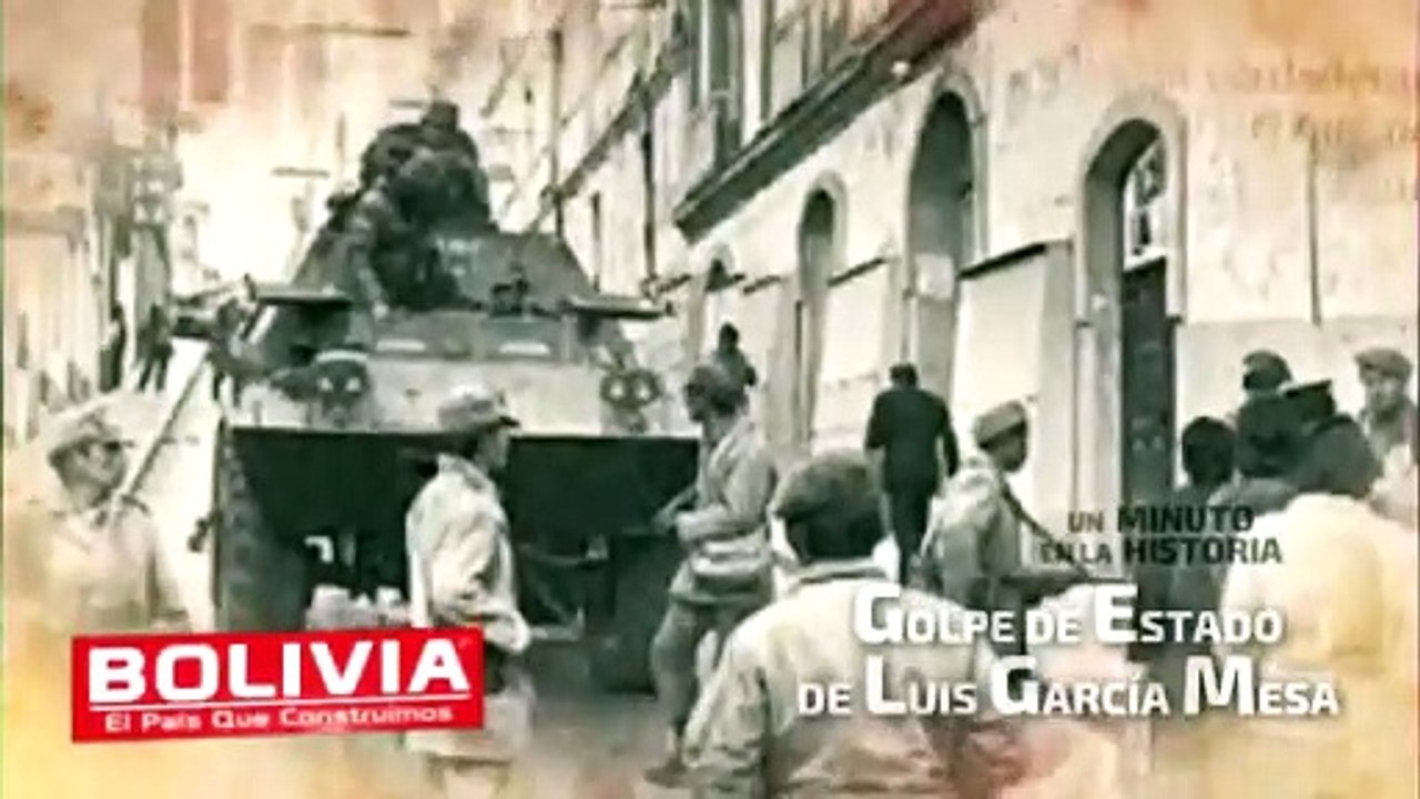 GOLPE DE ESTADO DE LUIS GARCÍA MEZA un minuto en la historia
