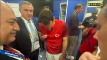 Cumhurbaşkanı Erdoğan'dan A Milli Futbol Takımı'na tebrik telefonu!