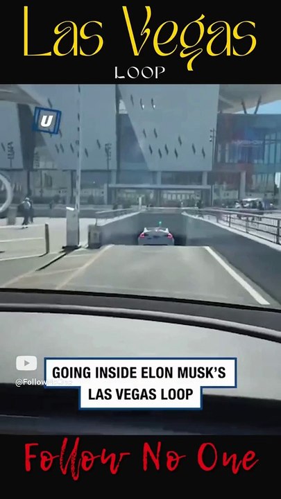 Tesla Tunnel Tour: High-Speed Drive Through Las Vegas Loop #ElonMusk #LasVegas #lasvegasloop