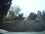 Así fue el choque múltiple sobre carretera a Chapala a la altura de la colonia El Órgano