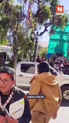 #Bolivia | Durante más tres horas, se vivieron momentos de tensión en el centro político del país.