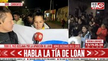 Nueva marcha por Loan: hablan los vecinos y familiares