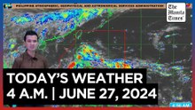 Today's Weather, 4 A.M. | June 27, 2024