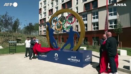 Download Video: Parigi 2024, inaugurato il villaggio olimpico per basket e pallamano