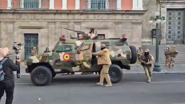 Bolivia: Militares se retiran de Plaza Murillo y Palacio de Gobierno tras intento de golpe de Estado