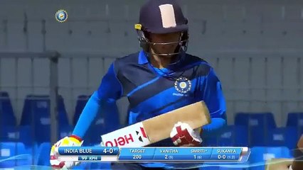 Smriti Mandhana century vs India Red
