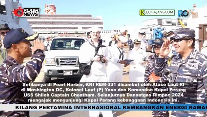 Taklukan Samudera Pasifik KRI REM-331 Tiba di Pearl Horbor