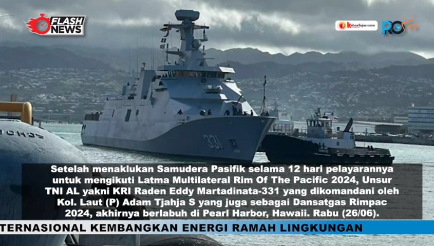 Taklukkan Samudera Pasifik, KRI REM-331 Tiba di Pearl Harbor