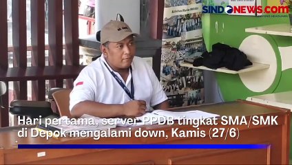 Hari Pertama, Server PPDB Tingkat SMA/SMK di Kota Depok Mengalami Down