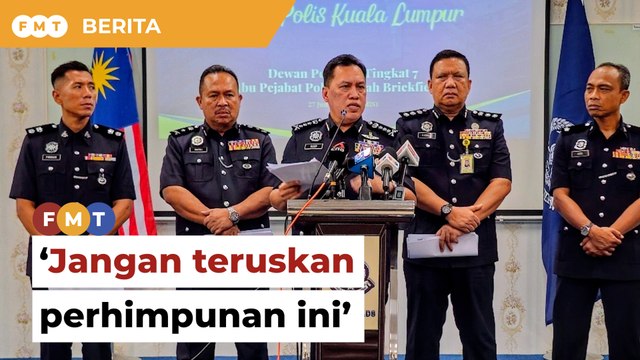 Jangan teruskan himpunan anti-Anwar, polis beritahu penganjur