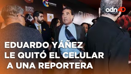 Eduardo Yáñez roba celular a reportera I Súbete al Mame