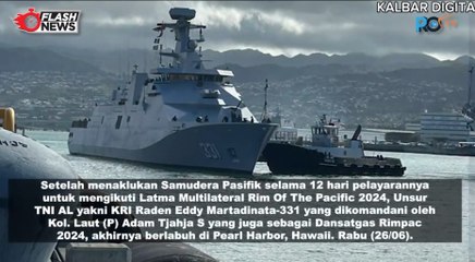 Setelah Taklukkan Samudera Pasifik, Akhirnya KRI REM-331 Tiba di Pearl Harbor
