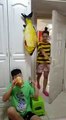 New Funny Videos 2021, Chinese Funny Video try not to laugh  short P1251