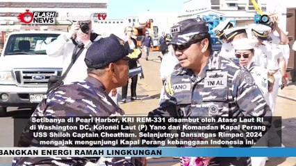 KRI REM-331 Berlabuh di Pearl Harbor Setelah Menaklukkan Samudera Pasifik dalam Latihan RIMPAC 2024