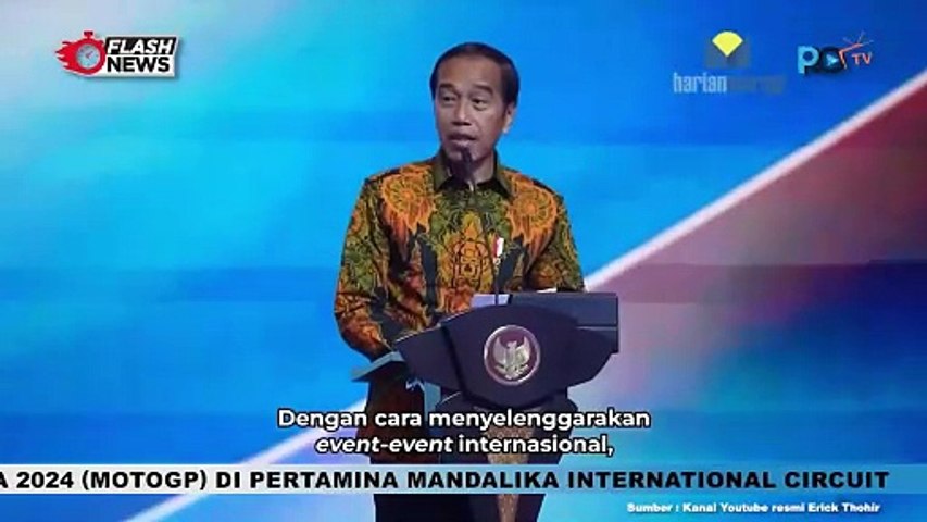 Presiden Jokowi Luncurkan Digitalisasi Layanan Perizinan Penyelenggaraan Event