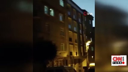 Bahçelievler'deki bina çökmeden önce böyle görüntülendi