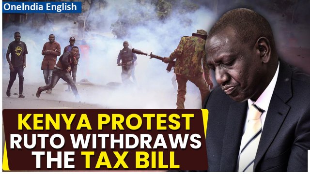 Kenya Unrest: Violent Clashes Force Kenyan President Ruto to Withdraw Tax Bill| Watch