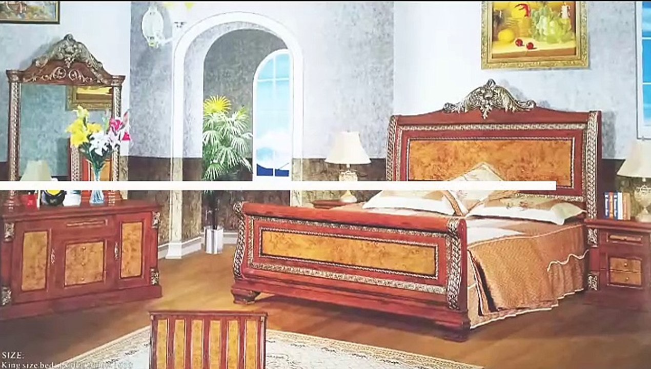 Modern wooden bed design