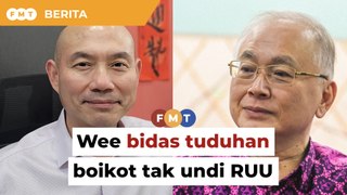 Tak undi RUU, perlukah PM, menteri DAP dipindah ke blok pembangkang juga, soal Wee
